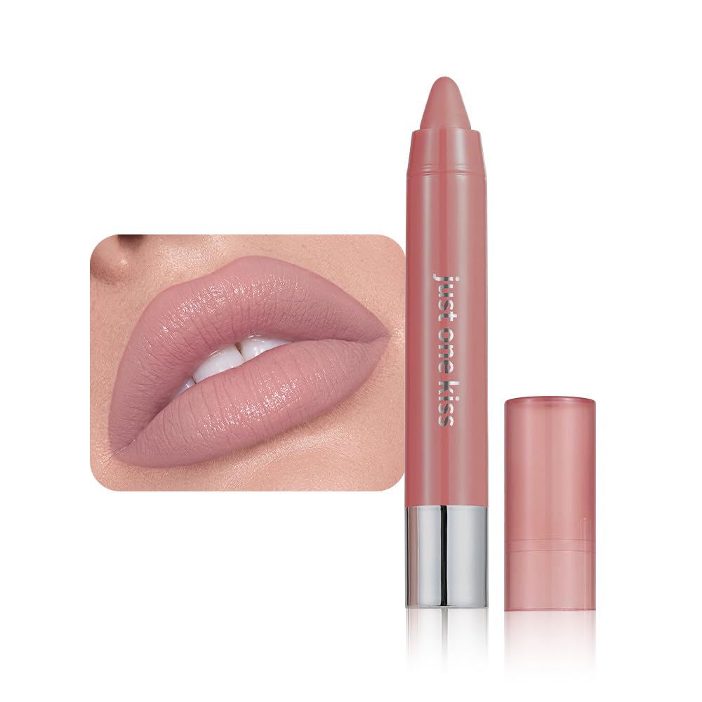 Hydrating Cream Lipstick - Maroon Lip Crayon for Women | Moisturizing, Smooth Application, Natural Finish, 06
