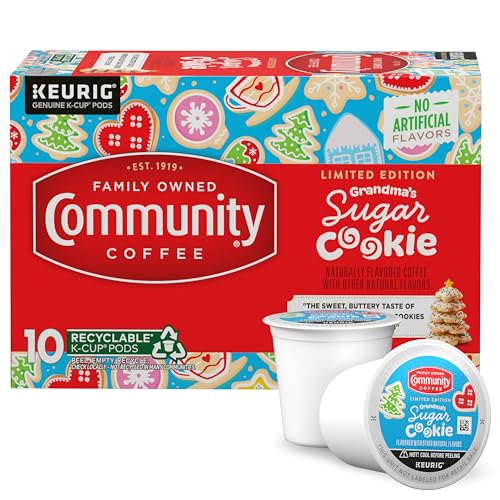 Community Coffee Grandma's Sugar Cookie K-Cup Pods - 10 Count
