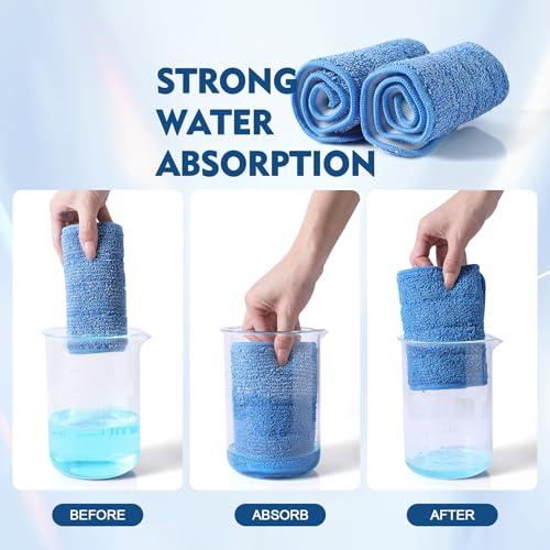 Microfiber Mop Pads - 3 Pack Reusable Replacement Pads for Spray Mops