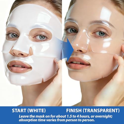 ABOTE Collagen Sheet Mask for Glass Skin, Firming & Hydration - 4 Pack