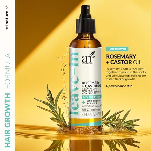 Artnaturals Rosemary & Castor Leave-In Conditioner 8 fl oz, 2 Pack