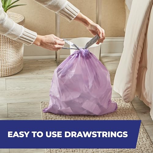 Hefty 4 Gallon Lavender Scented Trash Bags - 20 Count