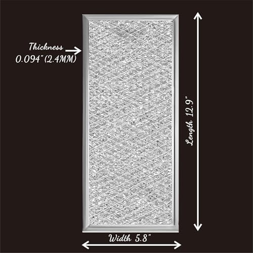 Microwave Grease Filter Replacement for Whirlpool W10208631A - 2 Pack