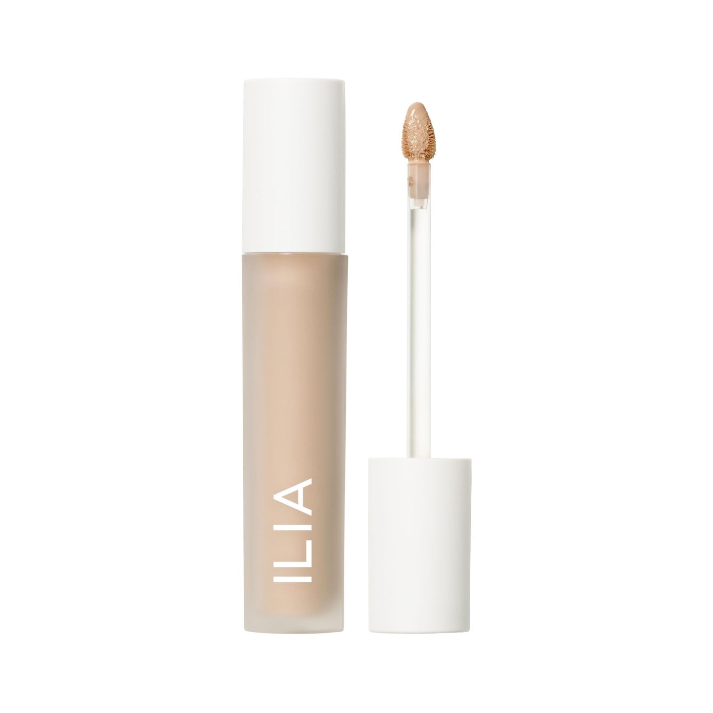 ILIA - Skin Blur Serum Concealer | Self-Setting 12-Hour Wear | Medium Coverage | Crease-Resistant | Hydrating | Safe for Sensitive Skin, Clean, Cruelty-Free & Vegan (12O Gauze, 0.2 fl oz | 6 ml)