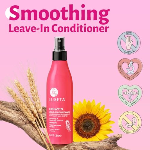 Luseta Keratin Leave-In Hair Spray - Repair, Frizz Control & Detangler 8.5oz