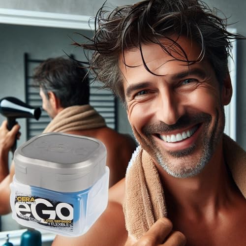 eGo Hair Cera for Men - 160ml Flexible Hair Wax - 2 Pack - Colombian
