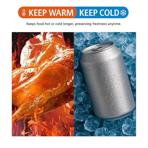 18L Insulated Grocery Bags - 2-Pack Reusable Cooler Totes