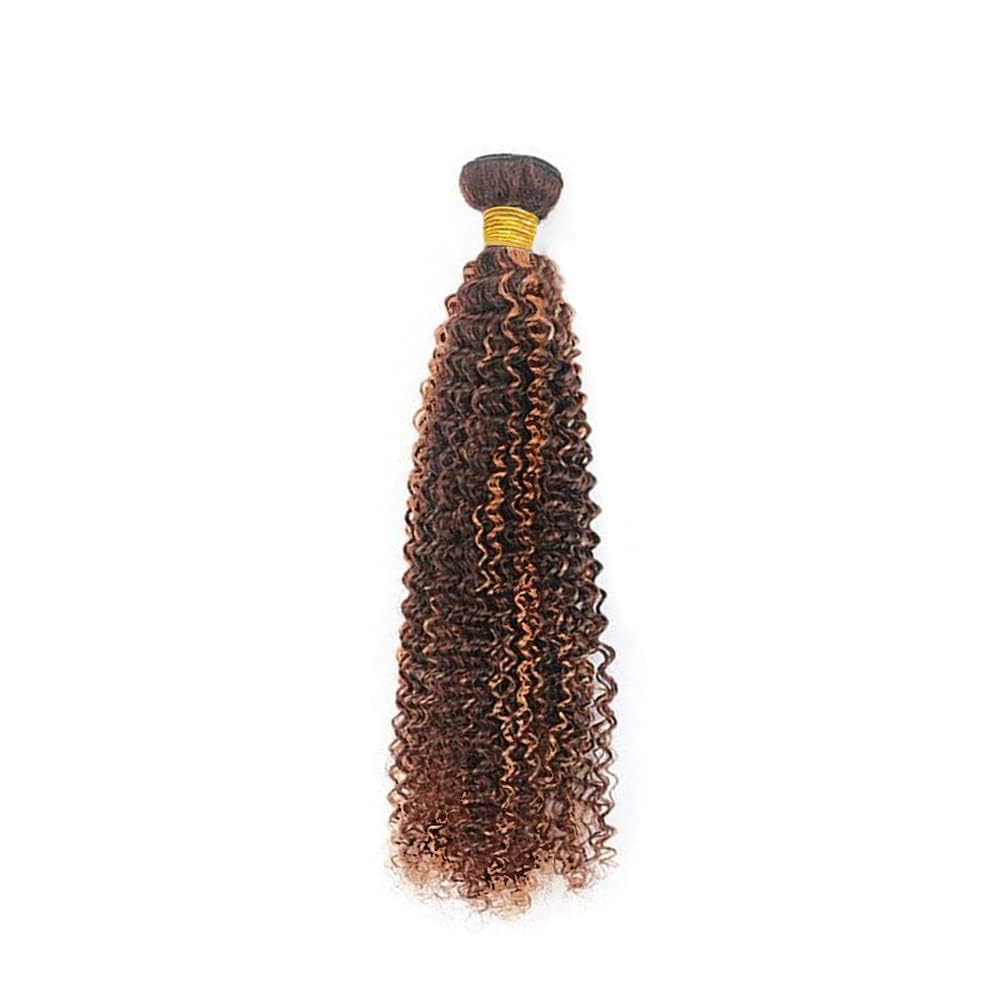 32 Inch P430 Bundle Human Hair Color 30 Kinky Curly Bundles Brazilian Unprocessed Virgin Hair 1 Bundle Highlight Bundles Hair Extensions