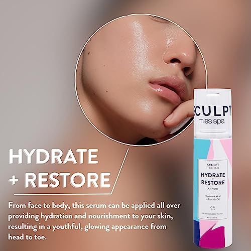 MISS SPA Hydrating Face Serum with Hyaluronic Acid & Avocado Oil for Glowing Skin