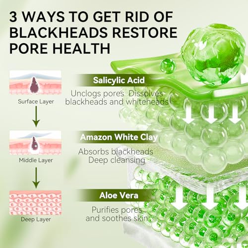 LANBENA 2.0 Blackhead Remover Mask with Salicylic Acid & 60 Pore Strips