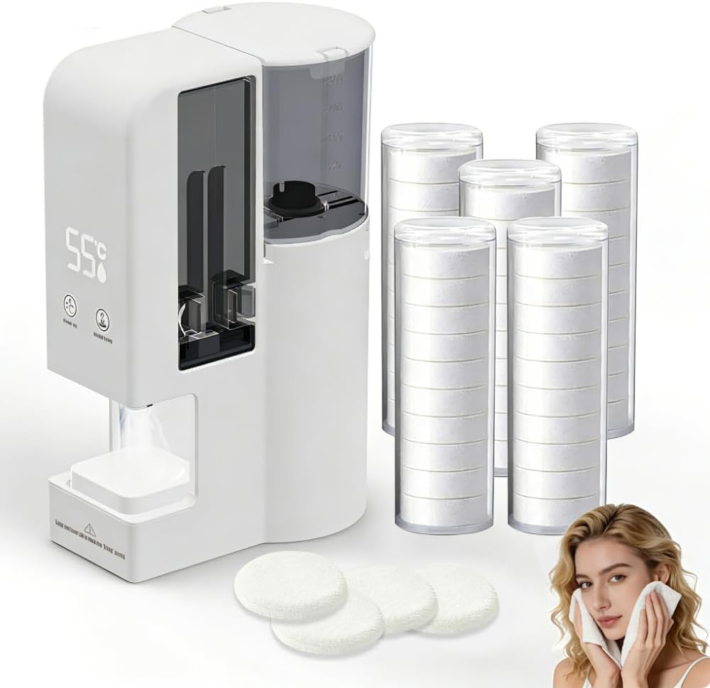 Hot Towel Warmer - Professional Disposable Spa Towel Dispenser with 100 Towels | Efficient Heating