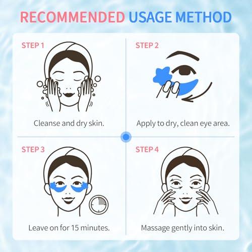 ANPODE 30 Pairs Hydrogel Under Eye Patches for Puffy Eyes and Dark Circles