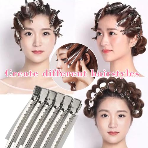 40 PCS Metal Duck Bill Hair Clips for Thick & Thin Hair