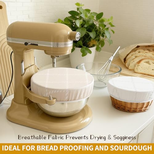 Beeswax Bowl Covers - 3 Pack Reusable Food Covers for 8-12 Inch Bowls