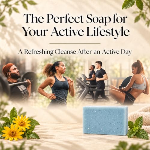 Aspen Kay Naturals Arnica & Mint Soap Bar 2 Pack - Organic, Gentle for Sensitive Skin