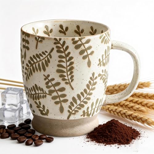 Handcrafted 18oz Coffee Mug - Rustic Ceramic Cup for Tea & Coffee