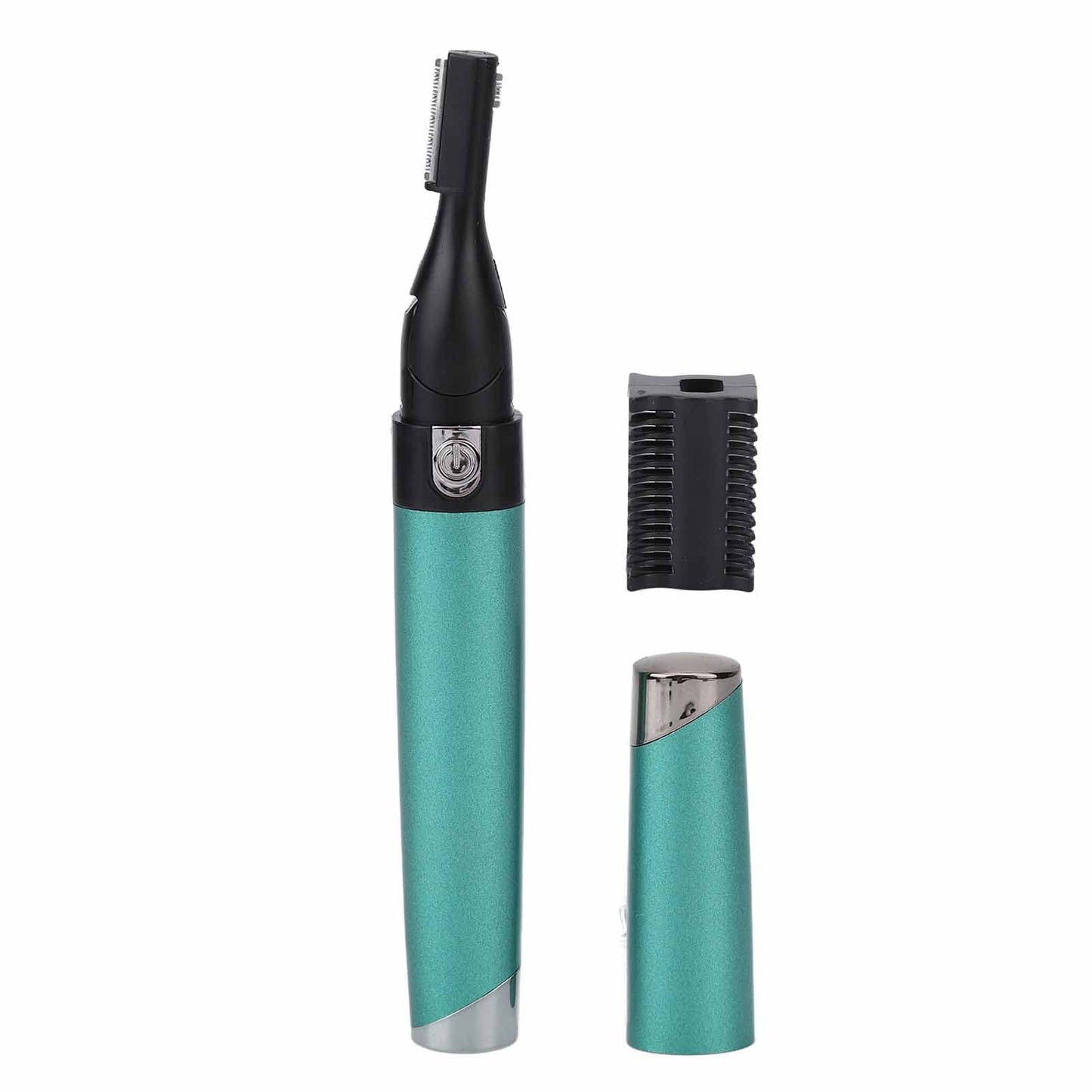 Yinhing Electric Eyebrow Trimmer,Portable Hair Remover Trimmer Painless Shaver Kit for Women Men Lips Armpit Leg Body,Battery Operated (Green)