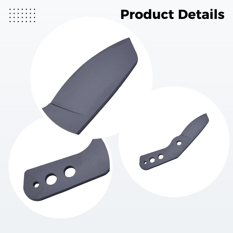 Heavy Duty Lopper Blades, 2 Pcs Replacement, Model 001, Sk5 Steel, Easy Three-Hole Install, Fits Most Bypass Pruners