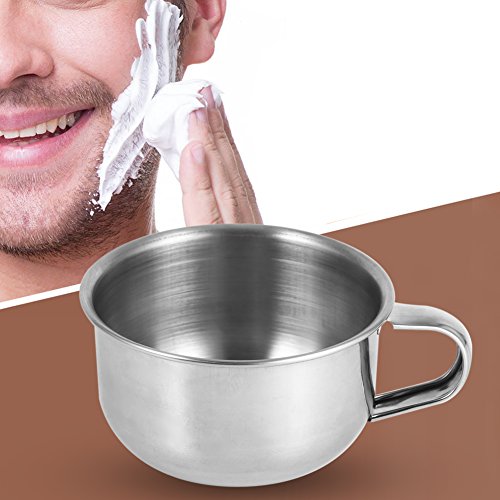 Stainless Steel Shaving Bowl for Men - Soap Mug & Lather Cup