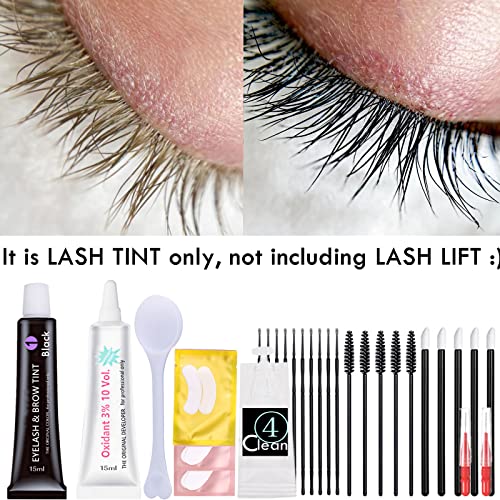 Libeauty Black Lash Tint Kit - 6 Week Keratin Eyelash & Eyebrow Dye