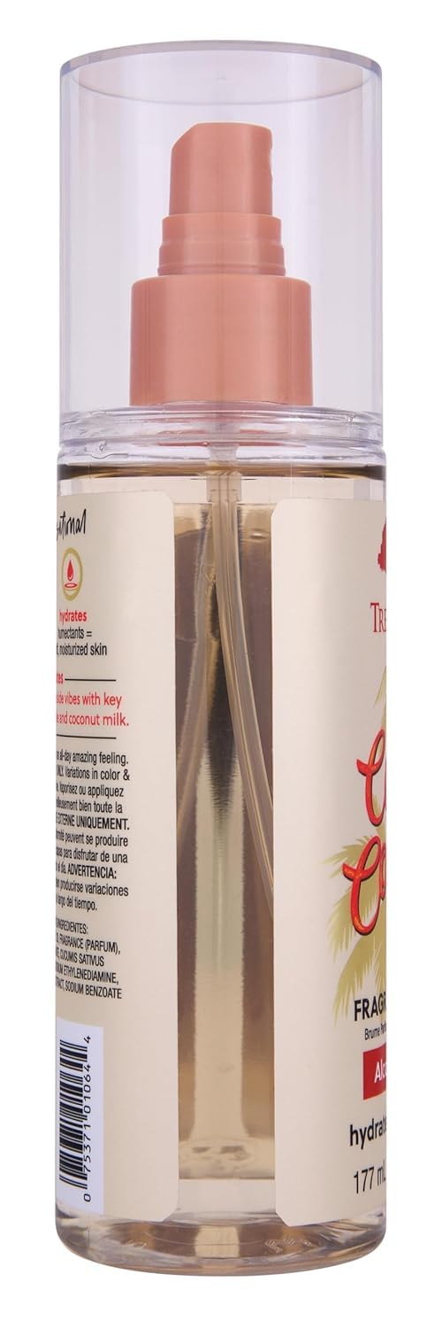 Tree Hut Coco Colada Hair & Body Mist, Hydrating & Alcohol-Free Body Spray, Summer Scent, Fragrance with Coconut and Pineaple Notes, 6 Fl Oz.