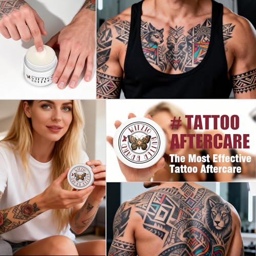 Tattoo Aftercare Balm & Butter - 5oz (150ml) for Healing & Vibrancy