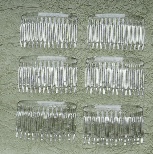 Ruwado 6 Pcs 14 Teeth Vintage Hair Side Combs for Women
