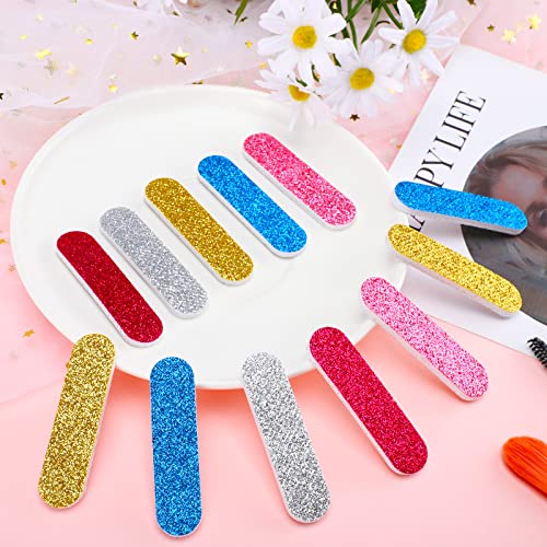 Professional 100 Pcs Nail Files Bulk Emery Boards 180 Grit for Nail Care