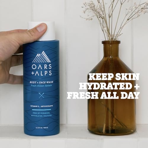Oars + Alps Men's Body & Face Wash - Moisturizing 13.5 Fl Oz