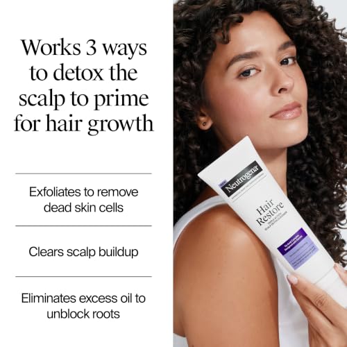Neutrogena Hair Restore Triple Action Scalp Detox Cleanser, 8 fl oz