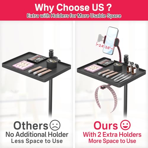 Plastic Adjustable Lash Tray Holder for Ring Light with Phone Holder