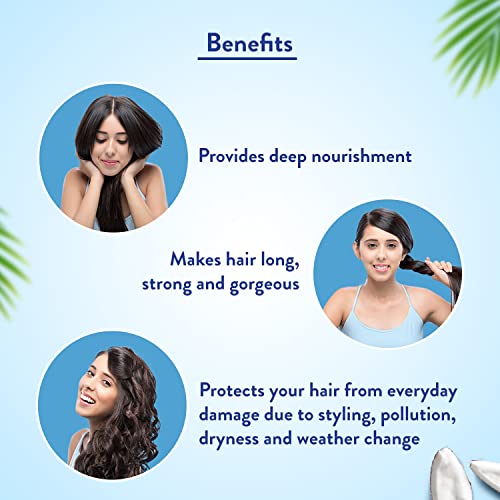 Parachute Advansed Gold Coconut Hair Oil with Vitamin E 13.52 Fl Oz - Deep Nourishment & Strengthening