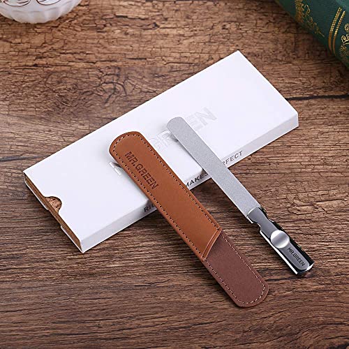 MR.GREEN Dual-Sided Glass Nail File for Smooth Results