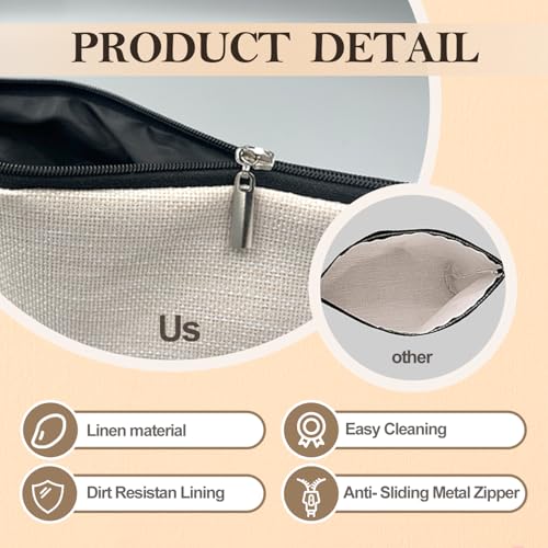 Likjad Blue Hydrangea Makeup Bag with Bow — Floral Cosmetic Organizer for Women, Diversified Occupations