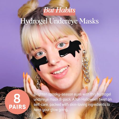 SpaLife Bat-Wing Hydrogel Eye Patches for Dark Circles & Puffiness - 8 Pairs