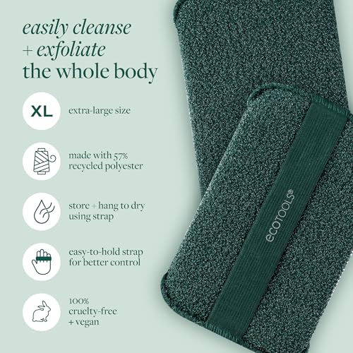 EcoTools XL Exfoliating Body Buffer with Easy-Hold Strap