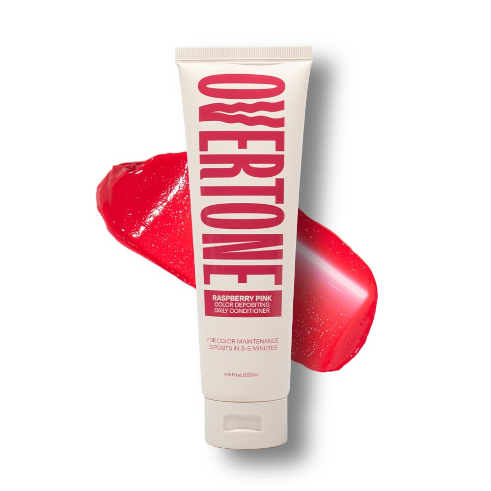 Overtone Daily Color Depositing Conditioner - Pastel Silver | 4.5oz Vegan Formula with Shea Butter & Coconut Oil for Color Refreshment