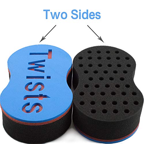NePIN Small Holes Afro Hair Curling Brush for Tight Coils & Dreadlocks