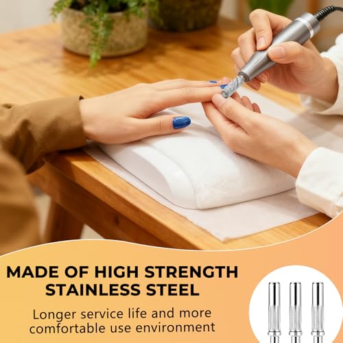 30 Pcs 3.1mm Mandrel Nail Drill Bits for Electric Nail Machines