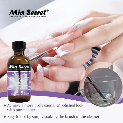 Mia Secret Brush Cleaner - Professional 60ml Cosmetic Brush Solution