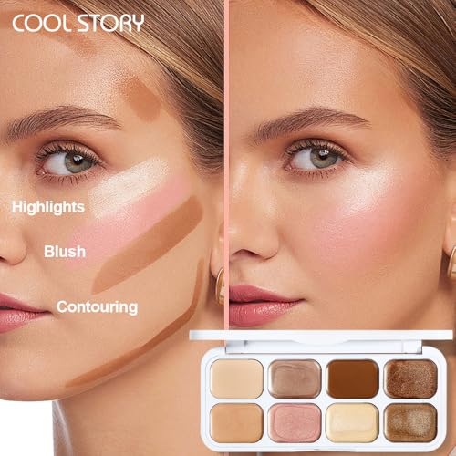 Matte 8-Color Eyeshadow Palette - Waterproof, Highly Pigmented
