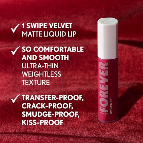 CoverGirl Outlast Velvet Matte Lipstick - 500 Brazen Raisin, Vegan