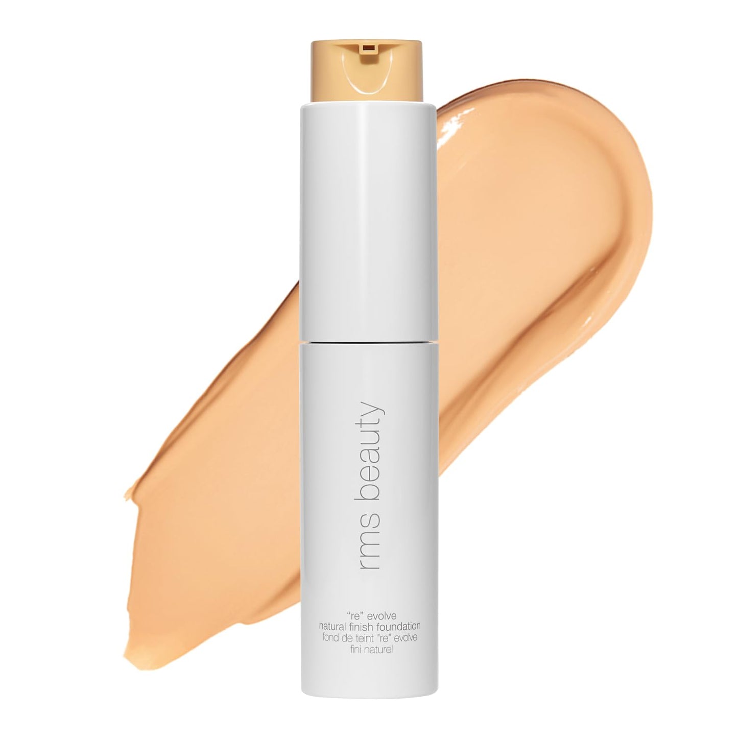 RMS Beauty ReEvolve Liquid Foundation - Silicone-Free Medium Coverage Skin Tint for Mature Skin | Hydrating & Firming - 1oz