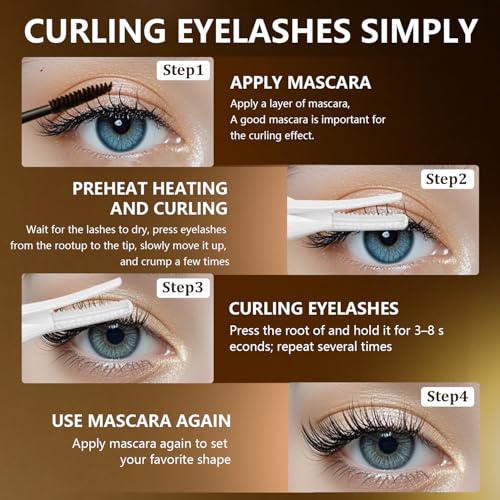 Acavado USB Rechargeable Heated Eyelash Curler - 3 Temperature Modes