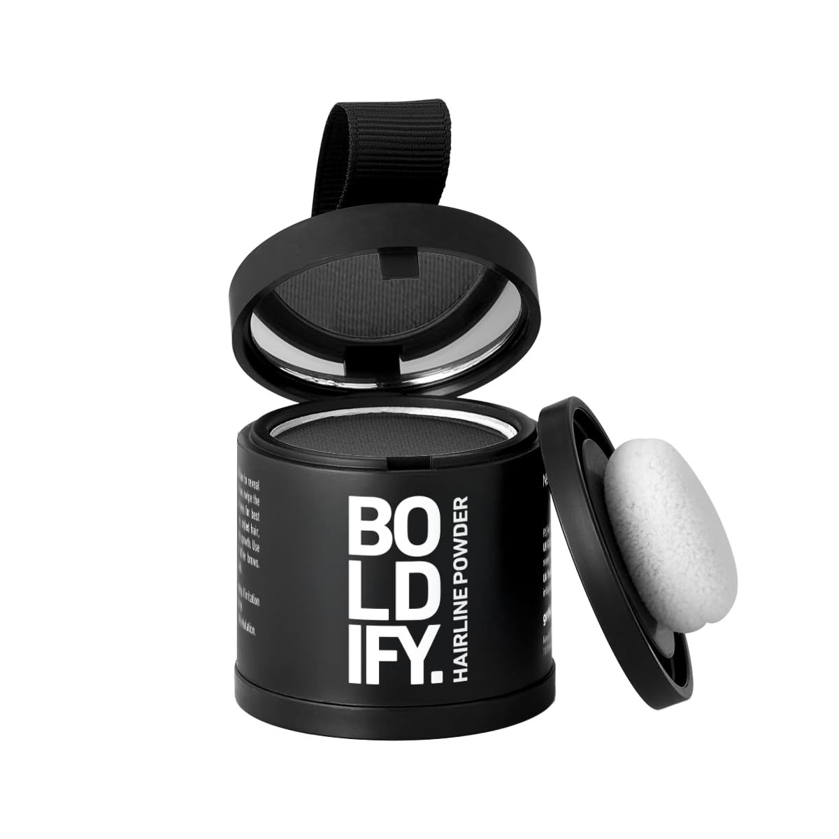 BOLDIFY Hairline Powder - Water-Resistant Root Touch Up for Gray Coverage | 10g Medium Brown, 24-Hour Stain-Proof