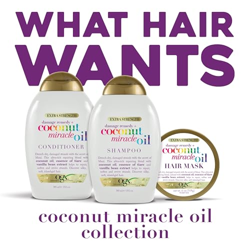OGX Extra Strength Coconut Miracle Oil Shampoo for Damaged Hair - 25.4 fl oz