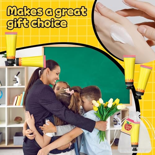 24-Pack Pencil-Shaped Hand Cream Set for Teacher Appreciation Gifts