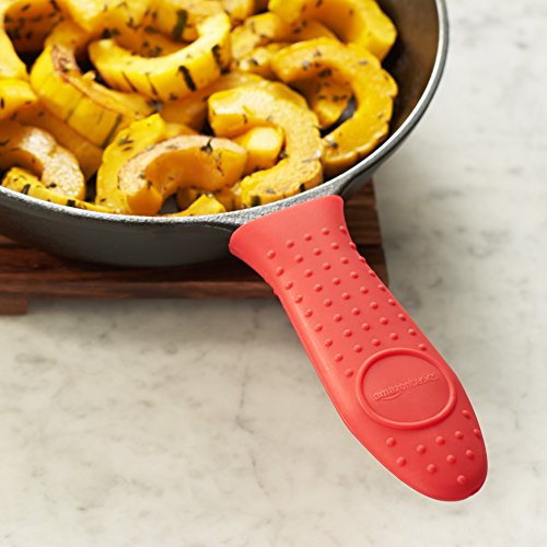 Amazon Basics Heat Resistant Silicone Hot Handle Holder - Pack of 2