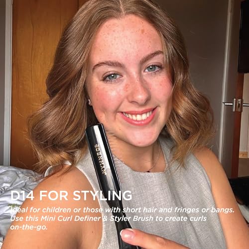 Denman D14 Mini Styling Brush - 5-Row Brush for Curly & Short Hair