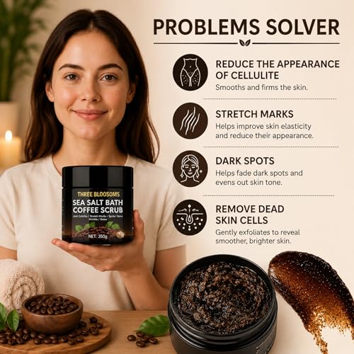 Coffee Scrub Body Exfoliator - 350g Anti-Cellulite & Anti-Aging